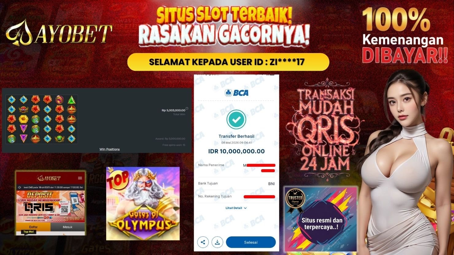 AYOBET JACKPOT SLOT GATES OF OLYMPUS